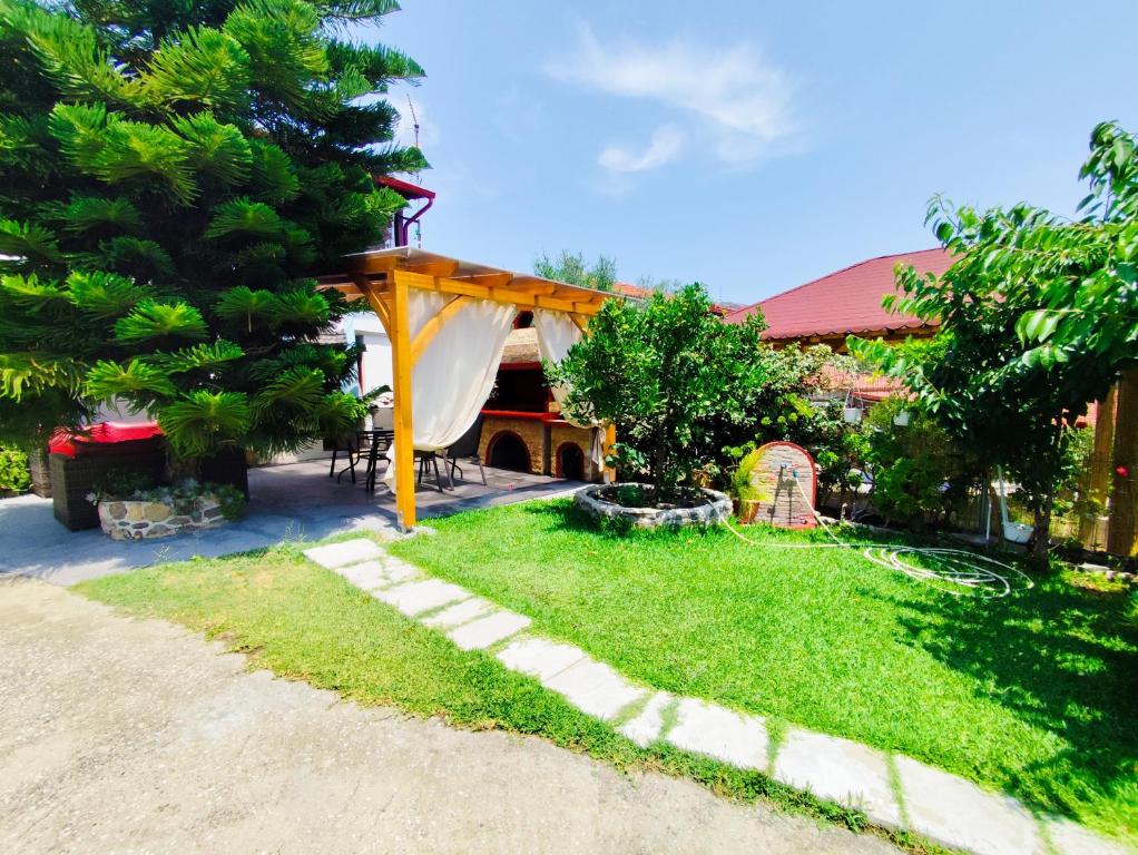 Sweet Home garden and village setting